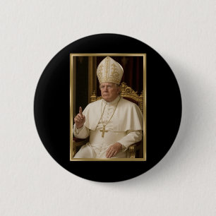 Trump Für Papst T-Shirt Präsident Trump Tees 2025 Button