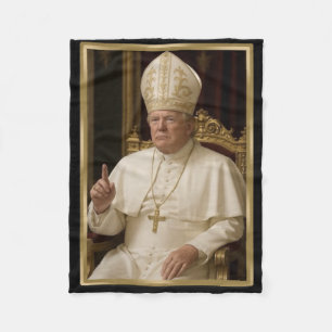 Trump Für Papst T-Shirt Präsident Trump Tees 2025 Fleecedecke