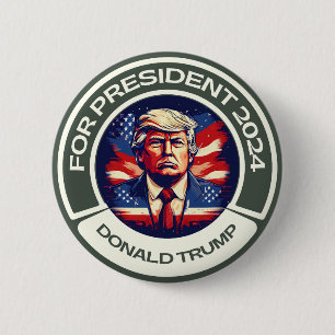 Trump für Präsident 2024 Button