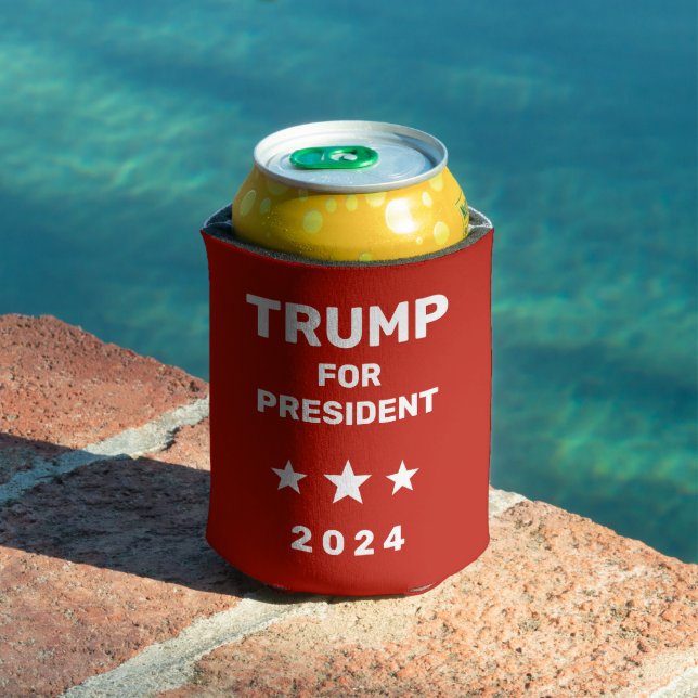 Trump für Präsident 2024 Red Dosenkühler (In Situ Pool)