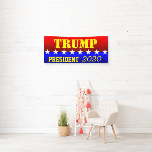TRUMP FÜR PRÄSIDENT BANNER