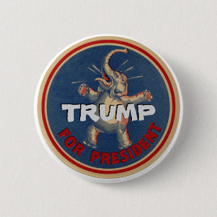 Trump für Präsident Button