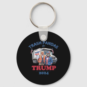 Trump Garbyge Trash Pandas für Trump 2024 Schlüsselanhänger