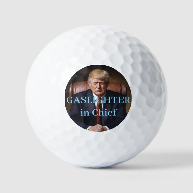 Trump Gaslighter in Chief Golfball (Vorderseite)