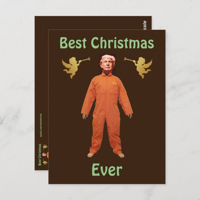 Trump Gefangener Postcard Postkarte (Vorne/Hinten)