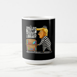 Trump Gefängnis Präsidentschaftsbibliothek Kaffeetasse