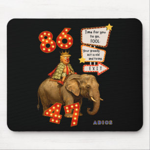 Trump geht - Zeit zu gehen. Mousepad