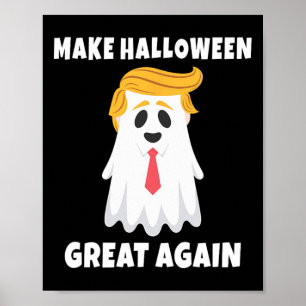 Trump-Geist. Make Halloween Great Again-Feier Poster
