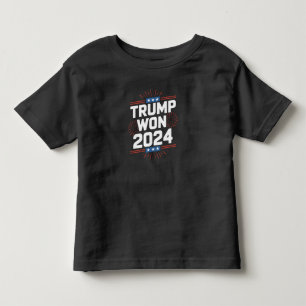 Trump gewann 2024 den 47. Platz im Weißen Haus Kleinkind T-shirt