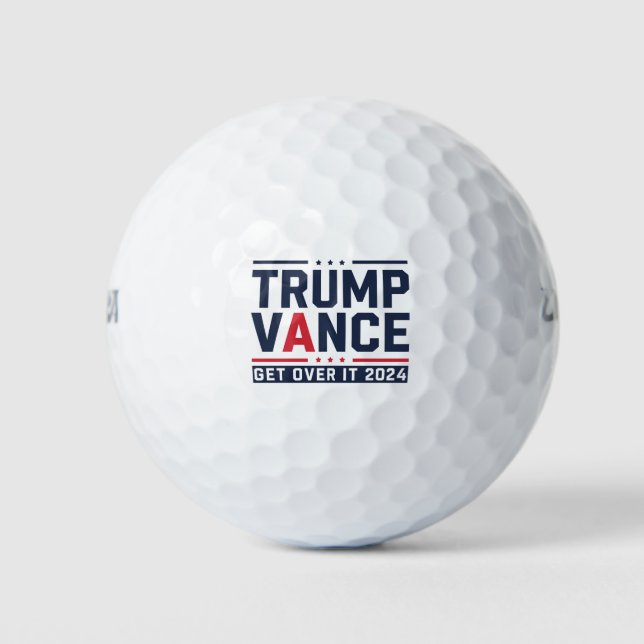 Trump gewann 2024 den Präsidenten Trump Vance Golfball (Vorderseite)
