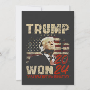Trump gewann 2024 größte Rückkehr der Geschichte  Einladung