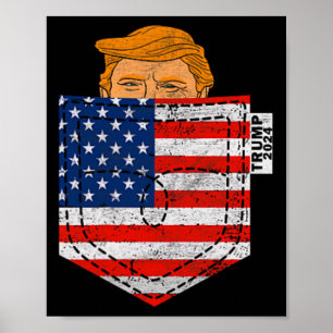 Trump gewann 2024 Präsident 47. Trump in Ihrem Poc Poster