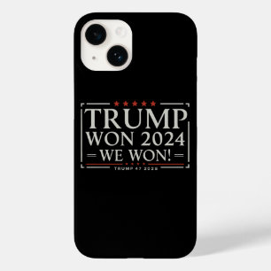 Trump gewann 2024 Wir haben gewonnen 47 2028 USA Case-Mate iPhone 14 Hülle