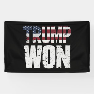 Trump gewann den 47. US-Präsidenten bei der Wahl 2 Banner