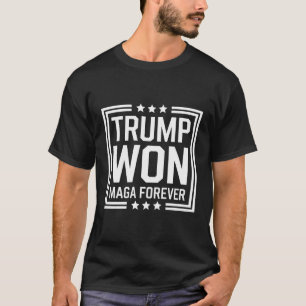 Trump gewann die 47. US-Präsidenten-Maga-Wahl 2024 T-Shirt