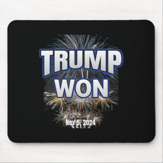 Trump gewann Trump-Sieg 2025 Wahlfeier Mousepad