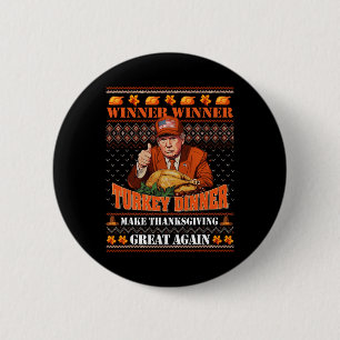 Trump Gewinner Funny Sieger Türkei Abendessen Than Button
