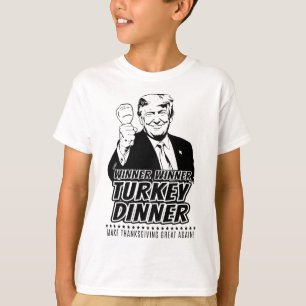 Trump Gewinner Lustiger Gewinner Truthahn Abendess T-Shirt