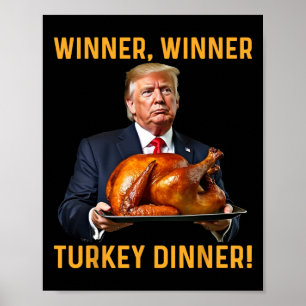 Trump Gewinner Türkei Abendessen Erntedank Hum Poster