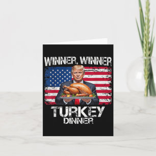 Trump Gewinner Türkei Abendessen Erntedank Spaß Karte