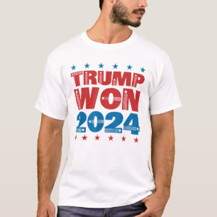 Trump gewinnt 2024 den 47. US-Präsidenten T-Shirt