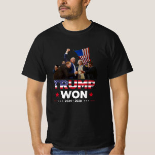 Trump gewinnt 2024 über den 47. US-Präsidenten T-Shirt