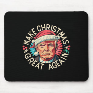 Trump gewinnt 2024 wieder Weihnachten großartig Mousepad