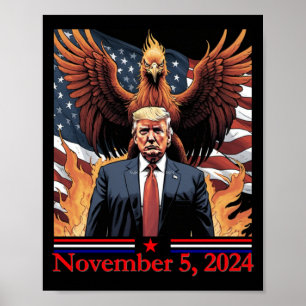Trump gewinnt 2025 Pcute Snix Niedlich aus dem Jah Poster