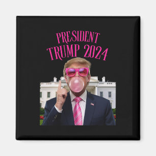 Trump gewinnt 2025 Präsident Trump bläst Bubble Gu Magnet