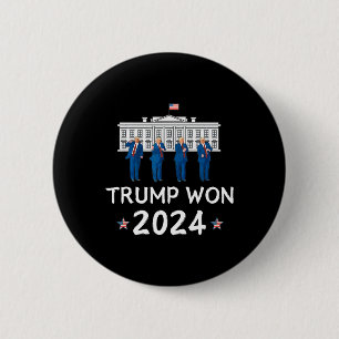 Trump gewinnt 2025 Trump tanzt bei der Feier im We Button