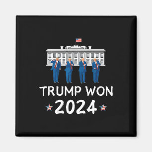 Trump gewinnt 2025 Trump tanzt bei der Feier im We Magnet