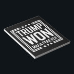 Trump gewinnt 47. Wahl von US-Präsident Maga 2024 Notizblock<br><div class="desc">US-Präsident Won Election 2024 gewinnt Trump 47.</div>