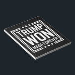 Trump gewinnt 47. Wahl von US-Präsident Maga 2024 Notizblock<br><div class="desc">US-Präsident Won Election 2024 gewinnt Trump 47.</div>