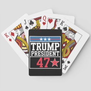 Trump gewinnt die Wahl 2024 Trump gewann 2024 Spielkarten