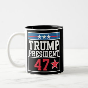 Trump gewinnt die Wahl 2024 Trump gewann 2024 Zweifarbige Tasse