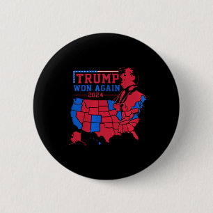 Trump gewinnt im Jahr 2024 erneut die Red Wave Map Button