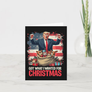 Trump gewinnt Präsident 2024 - Got, was ich für C Karte