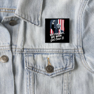 Trump gewinnt Trump den Sieg des 47. Präsidenten Button