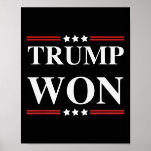 Trump gewinnt Wahl 2020 Poster