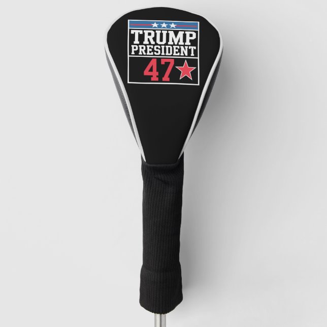 Trump gewinnt Wahl 2024 Trump gewinnt 2024 Golf Headcover (Vorderseite)