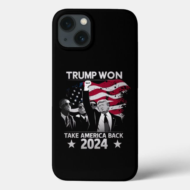 Trump gewinnt wieder Amerika zurück 2024 Case-Mate iPhone Hülle (Rückseite)