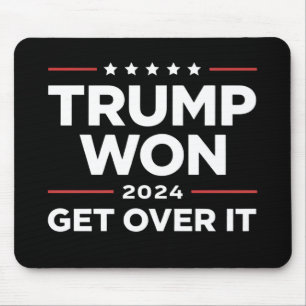 Trump Gewonnen Akzeptiere Es 2024 Mousepad
