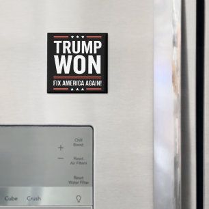 Trump Gewonnen MAGA Trump Sieger 2024 Amerika Wied Magnet