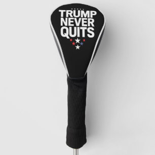 Trump gibt niemals auf Patriotische Stimme Trump 2 Golf Headcover