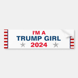 TRUMP GIRL 2024 AUTOAUFKLEBER