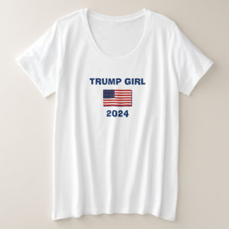 TRUMP GIRL 2024 GROßE GRÖßE T-Shirt