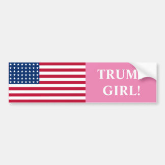 Trump Girl Autoaufkleber