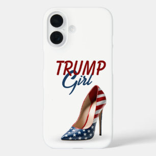 TRUMP GIRL Flag High Heel Shoel iPhone 16 Hülle