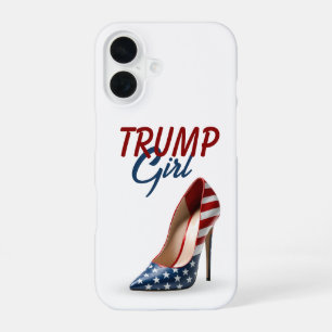TRUMP GIRL Flag High Heel Shoel iPhone 16 Hülle
