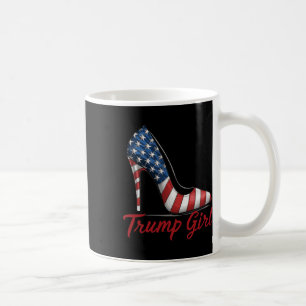 Trump Girl High Heel Stilettos amerikanische Flagg Kaffeetasse
